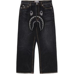 SHARK RELAXED FIT DENIM PANTS MENS