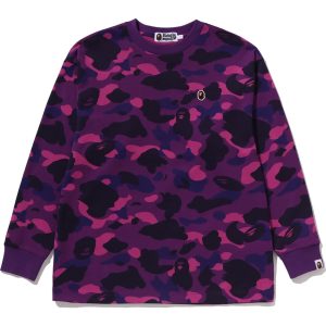 COLOR CAMO ONE POINT L/S TEE LADIES