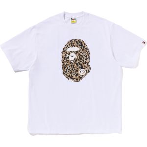 WILD LEOPARD PATTERN APE HEAD RELAXED FIT TEE MENS