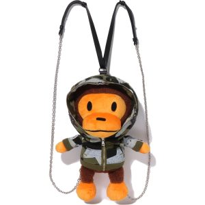 STAR OVERPRINT 1ST CAMO BABY MILO PLUSH DOLL BACKPACK LADIES