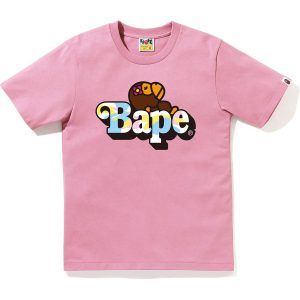 NEW MULTI CAMO BABY LISA ON BAPE TEE LADIES